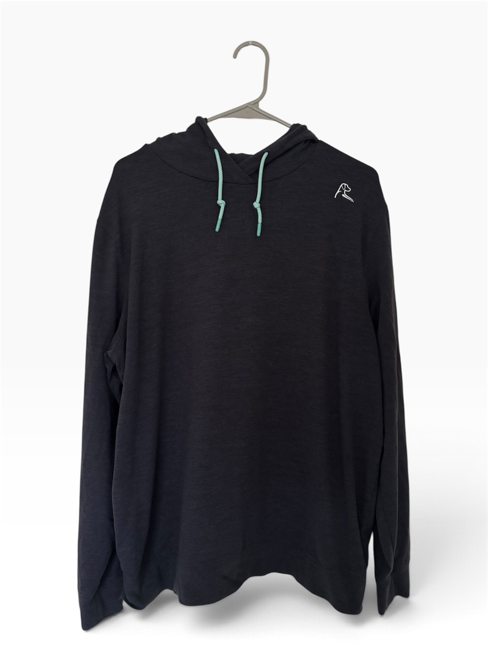Rhoback Hesi Performance Hoodie Dark Grey Mens Sz L Golf School Business Dad